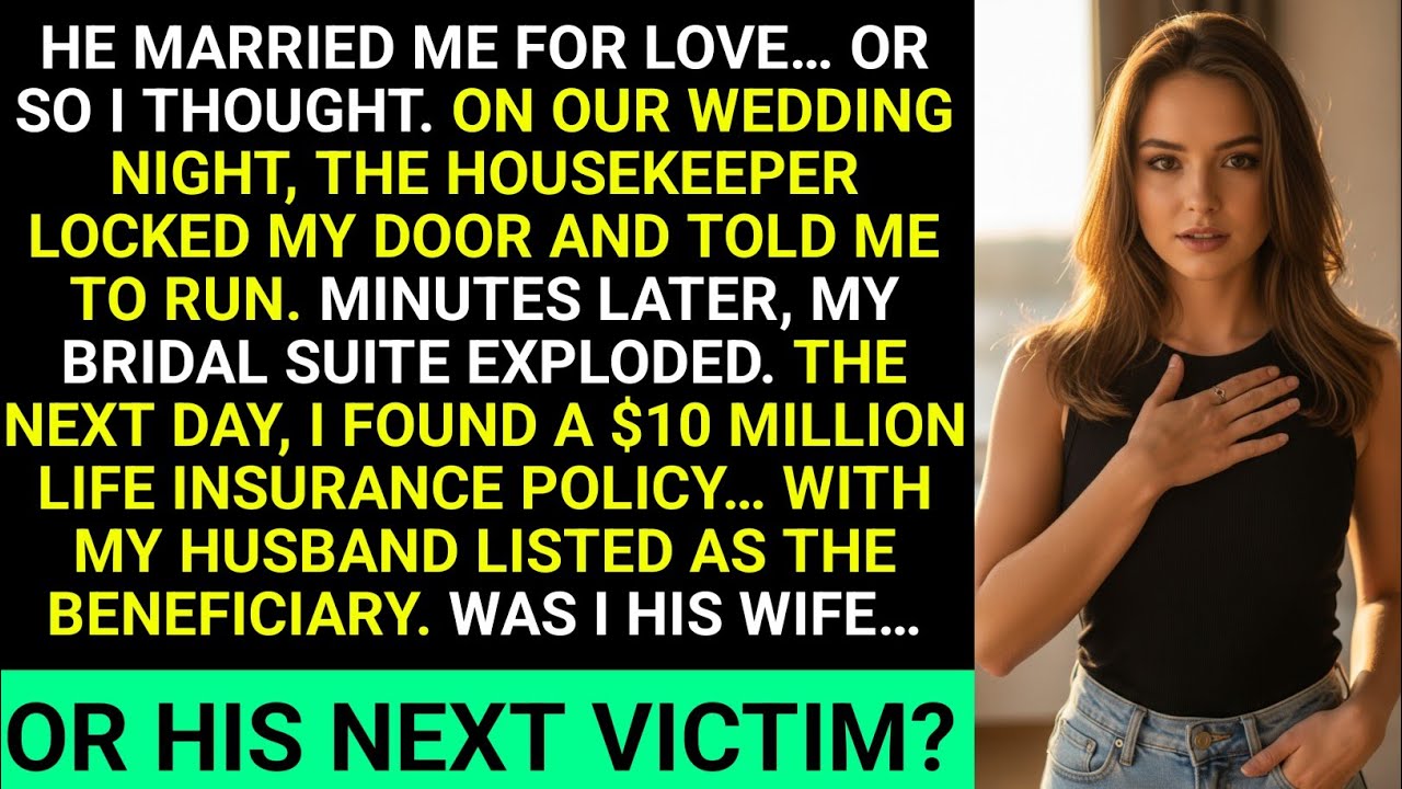 On My Wedding Night, the Housekeeper Saved Me—Hours Later, My Bridal Suite Exploded