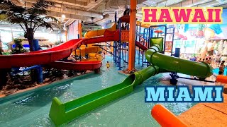 Waterpark Miami Hawaii. Slides for children. Almaty - 1 Minute Story NS