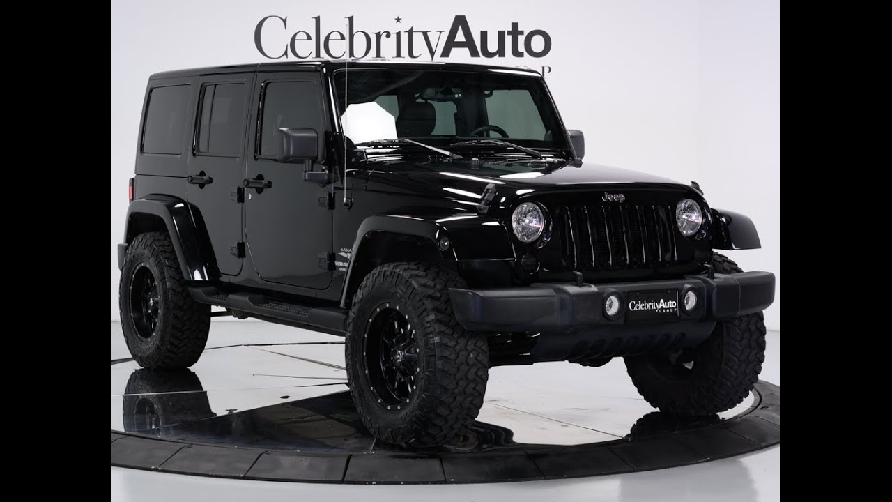 2014 JEEP WRANGLER UNLIMITED SAHARA 4WD - YouTube