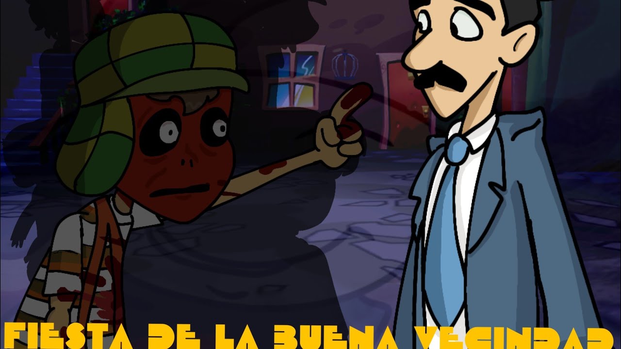 Fiesta de la buena vecindad V2 | Fan-Made Visualizer | FnF