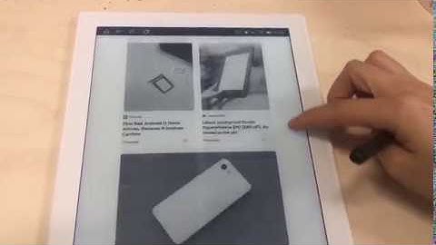 Google news app on Likebook Mimas