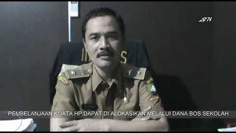 PEMBELANJAAN KOATA HP,DAPAT MELALUI DANA BOS SEKOLAH