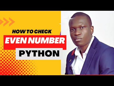 How to Check if a Number is Even or Odd using Python Programming
