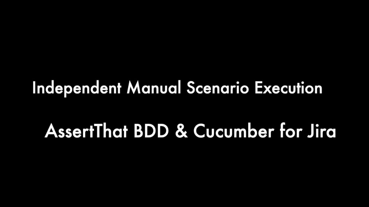 Video: Independent Manual Scenario Execution Toggle 