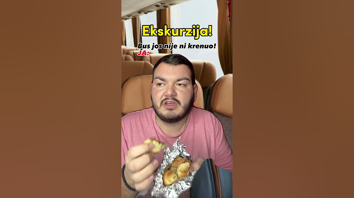 Tag druga sa kojim sedite u autobusu