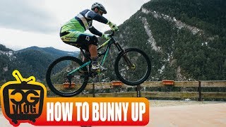 How To Bunny Hop: 60 seconds MTB Pro Rider Tips- CG VLOG #343