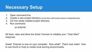 How to install Polymer 1.02 on Windows with Yeoman