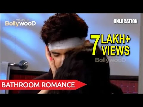 Aadhya & Jai's Bathroom Romance | Internet Wala Love | Tv Serial | On Location