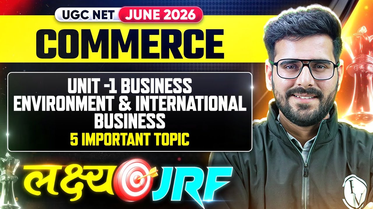 Net Commerce UGC NET Commerce 2026 | UGC NET Commerce Business Environment ...