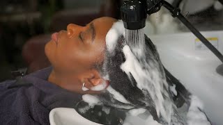 The Most Relaxing Asmr Hair Spa | Will Put You To Sleep 💤 😴 Texture Release Maintenance on 4C hair