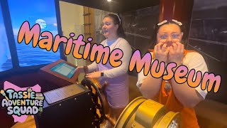 Georgia and Chloe get shipwrecked at the Bass Strait Maritime Museum in Devonport, Tasmania 🚢