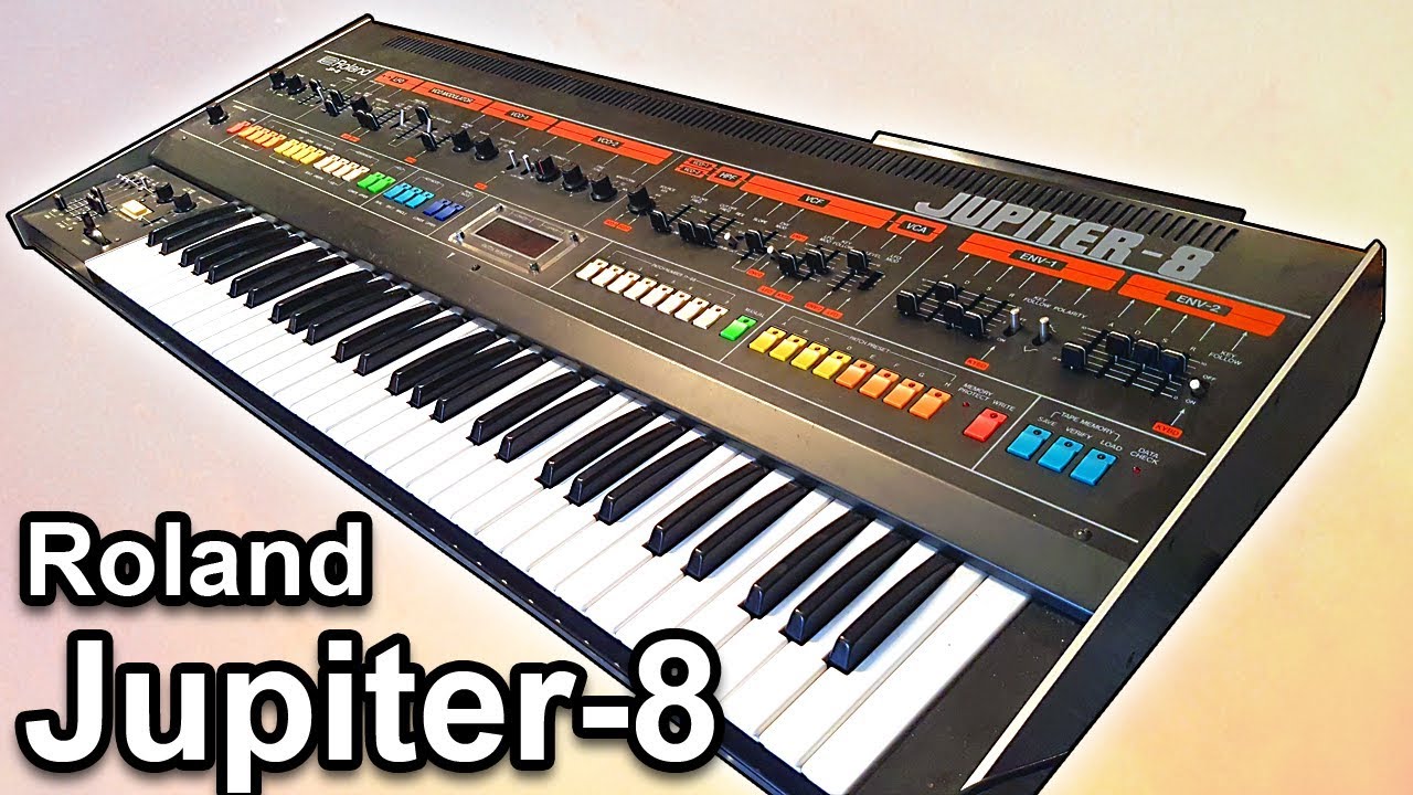 ROLAND JUPITER 8 - Relaxing Ambient Music Soundscape | Synth Demo