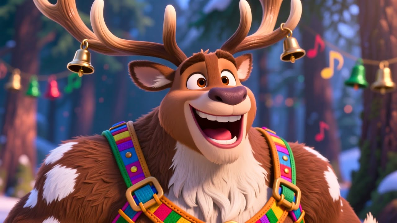 Magical Reindeer Ride 🦌🎵 Fun Christmas Song for Kids | ABCs, Numbers, and Colors with Baby