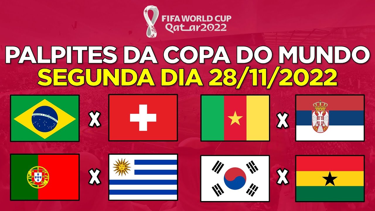 Jogos de hoje na Copa do Mundo: programação de 28/11 - Superesportes