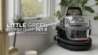 Little Green® HydroSteam® Pet Portable Carpet Cleaner Feature Overview