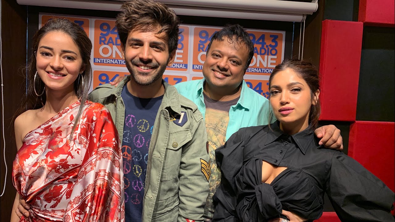 Kartik Aaryan, Bhumi Pednekar & Ananya Panday on Pati Patni Aur Woh, Road trips & more | HrishiKay