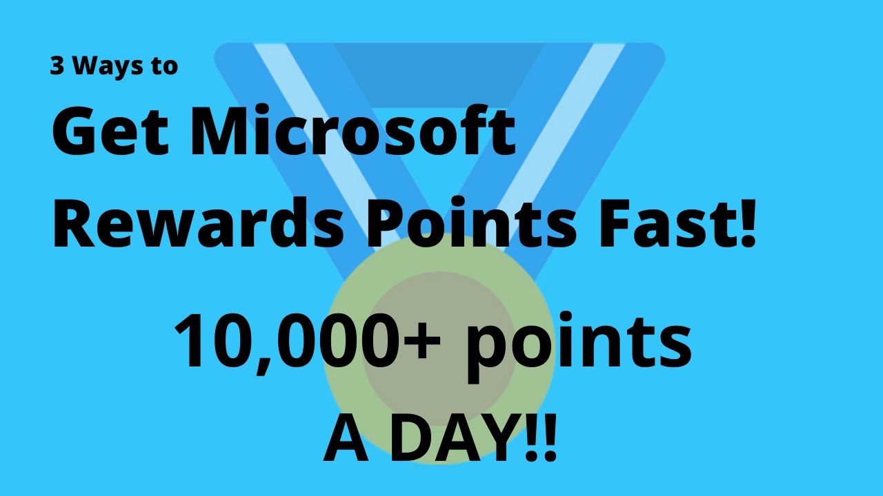 How to Get FREE Robux/Microsoft Rewards Points FAST (NEW METHOD) 