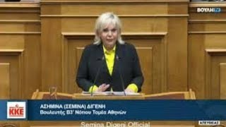 Η Σεμίνα Διγενή στη Βουλή: Οι απόδημοι εργαλειοποιούνται τυχοδιωκτικά & παλαιοκομματικά. 23 01 2024
