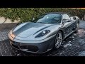 Ferrari f430 spider exterior detailing  4k