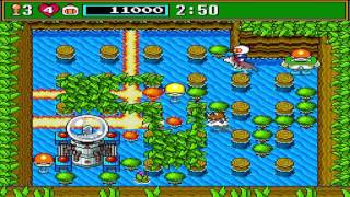 Famous Super Bomberman 3: Normal Game: Level 1-3 to 1-4 Net Worth