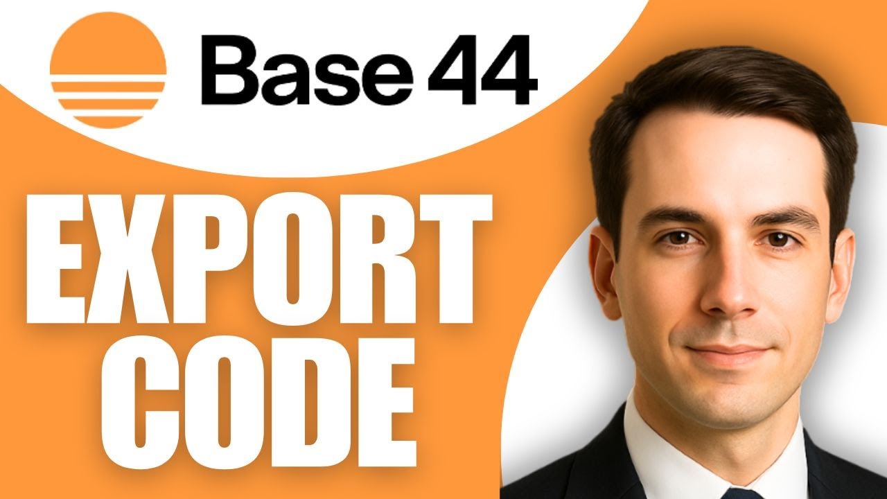 Base 44 Code How To Export Code From Base44 - YouTube