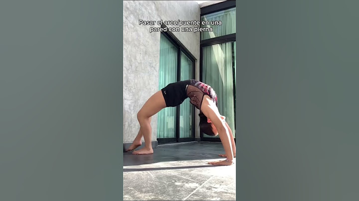 Como hacer un arco/puente atrás a una pierna #gimnasiaartistica #gimnasta #gymnast #gimnastics