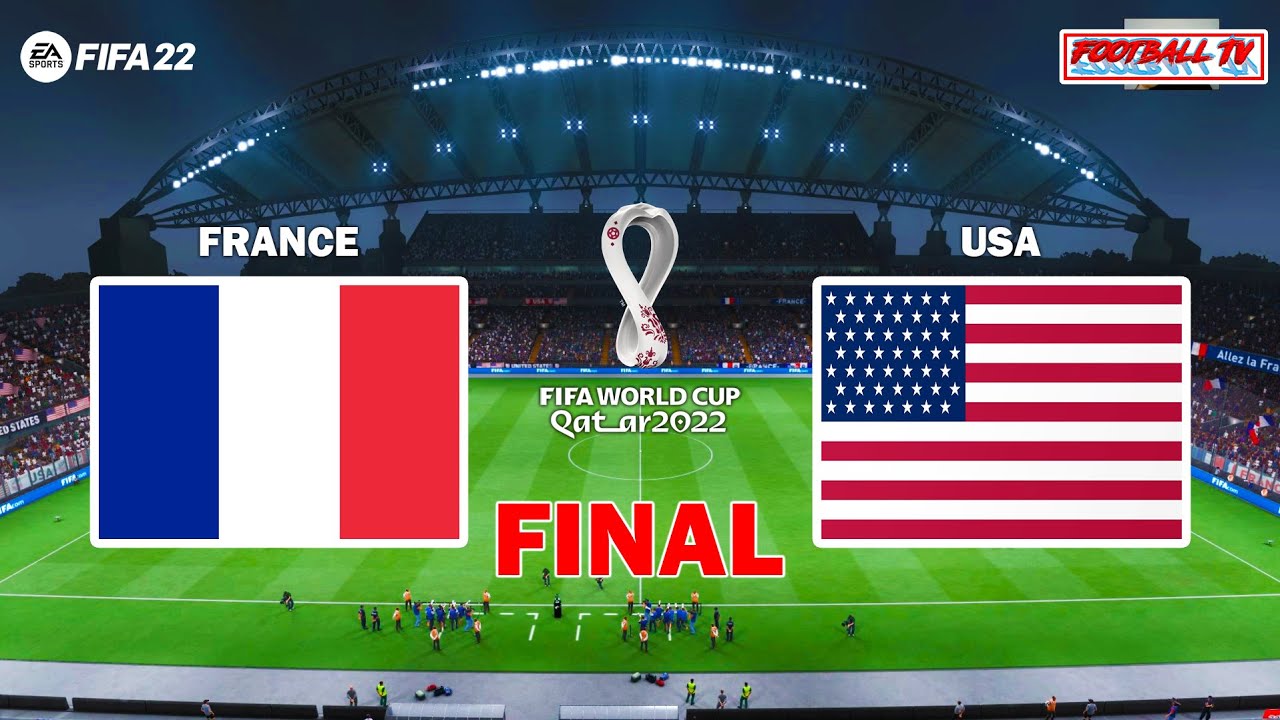 FIFA 22 FRANCE vs USA Final FIFA World Cup 2022 Gameplay PC YouTube