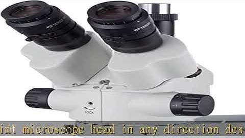 AmScope - SM-4NTP 7X-45X Simul-Focal Stereo Lockable Zoom Microscope on Dual Arm Boom Stand