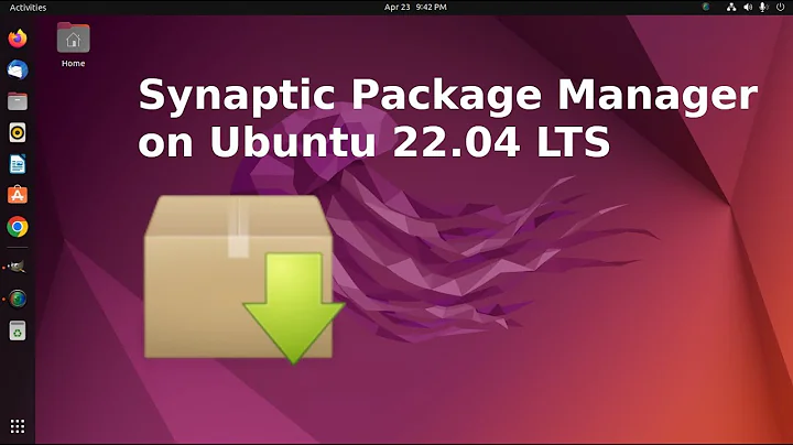 How to install synaptic package manager on Ubuntu 22.04 LTS