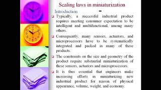 8 Sem-MEMS Scaling laws in Miniaturization