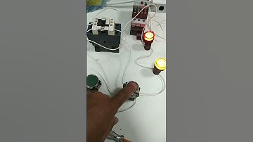 Start Stop Magnetic Contactor wiring Connection #shorts #motorcontrol #electrical