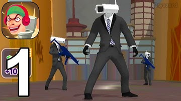 Toilet Monster Survival - Gameplay Walkthrough Part 1 Skibidi Toilet Monster VS Camera Sniper