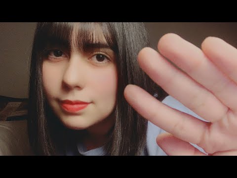 ASMR Tingly Words for Sleep (Hand Movements, Soft Spoken Whispers) 英語 音フェチ 眠るためのオノマトペを耳元で囁きます