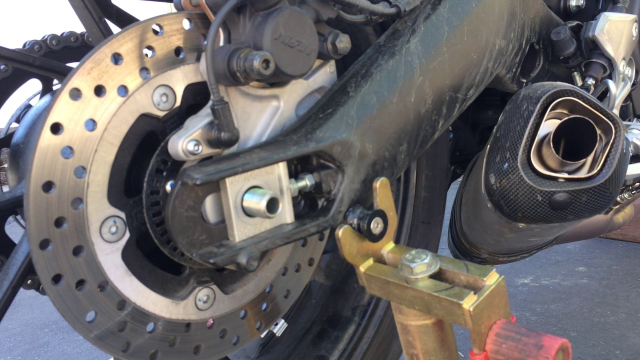 XSR900 removing rear wheel YouTube