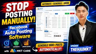 Stop Posting Manually! Facebook Auto Posting Software with MKT Care