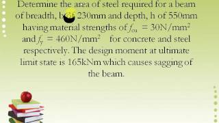 beam design demo using excel spreadsheet program