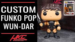 Turning a He-Man Funko Pop into WUN-DAR! (WIP to Glam) custom vinyl Pop by Hunter Knight Customs