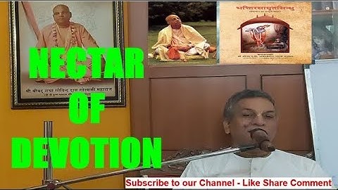 Session 4 on Nectar Of Devotion - Bhakti Rasamrit Sindhu (Hindi) |Chapter 1 Part 2| By Dev Hari Das