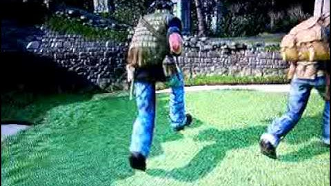 Awesome Black ops crossbow headshot across Hazard