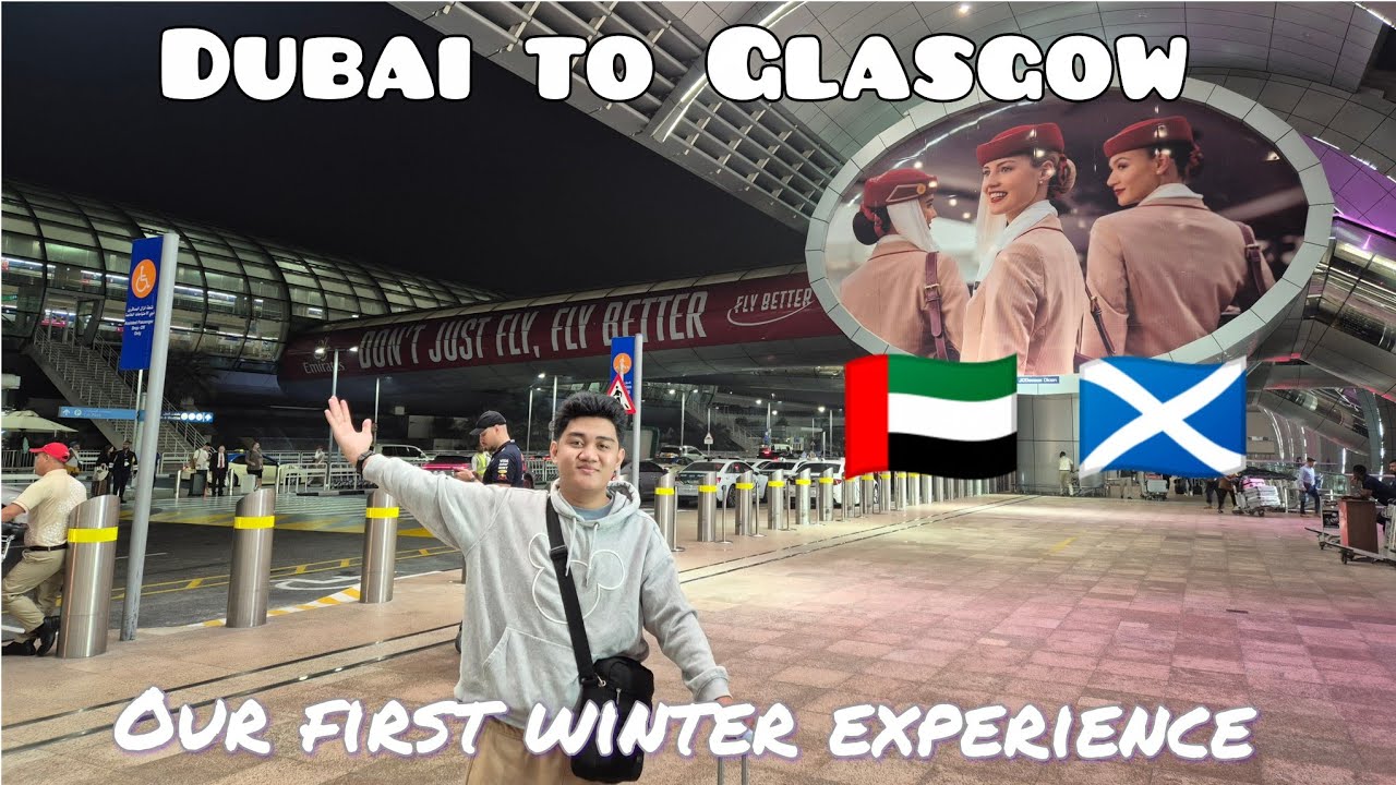 Dubai to Glasgow | A wonderful first time experience of Emirates A380 plane ✈️