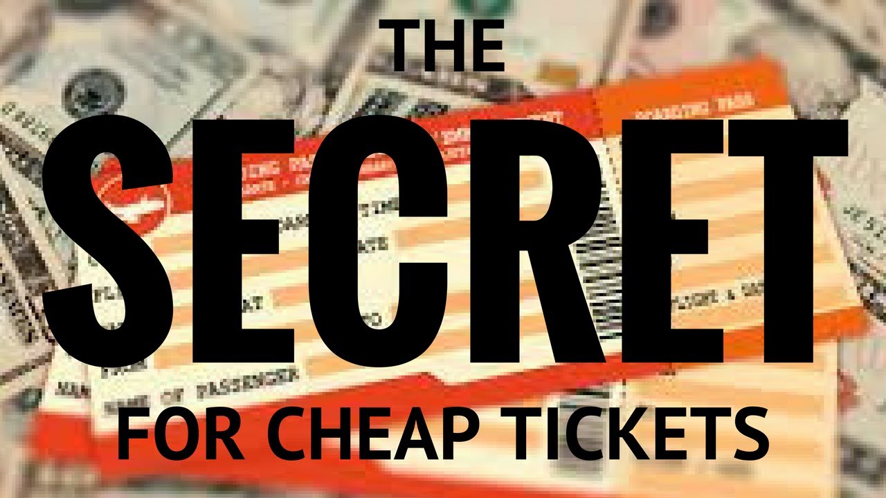 THE SECRET TO GET CHEAP FLIGHTS - LEARN MORE BELOW! - YouTube