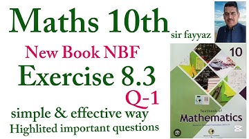 Maths class 10th | exercise 8.3 Q-1 | NBF | ex 8.3 Q-1 | unit 8 | Application of trigonometry | Q 1