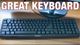 Verbatim Slimline Full Size Wired Keyboard