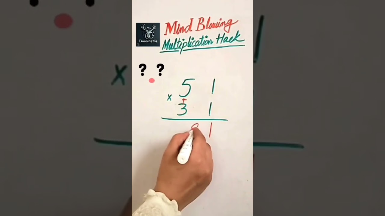 Mind Blowing Multiplication Hack DeerMaths 