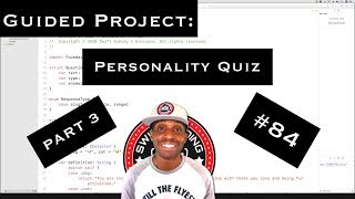 App Development with Swift Guided Project 3: Personality Quiz - Part 3