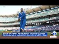 Artemis II Astronaut Victor Glover throws 1st pitch at Angels game