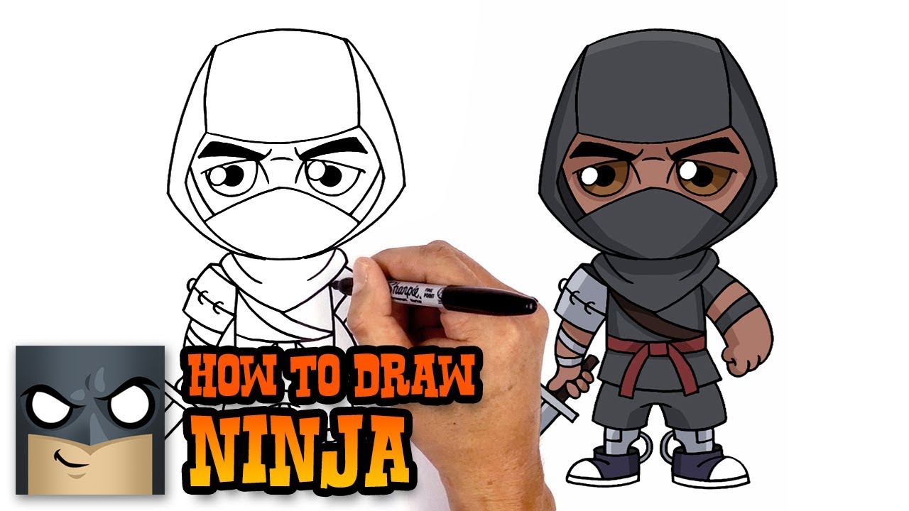 How to Draw Fortnite | Ninja - YouTube