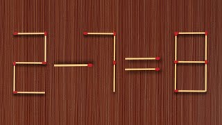 Move Only One Stick To Make Equation Correct, Matchstick Puzzle✓ by Un'IQ'ue Logic  14,055 views 2 months ago 8 minutes, 26 seconds