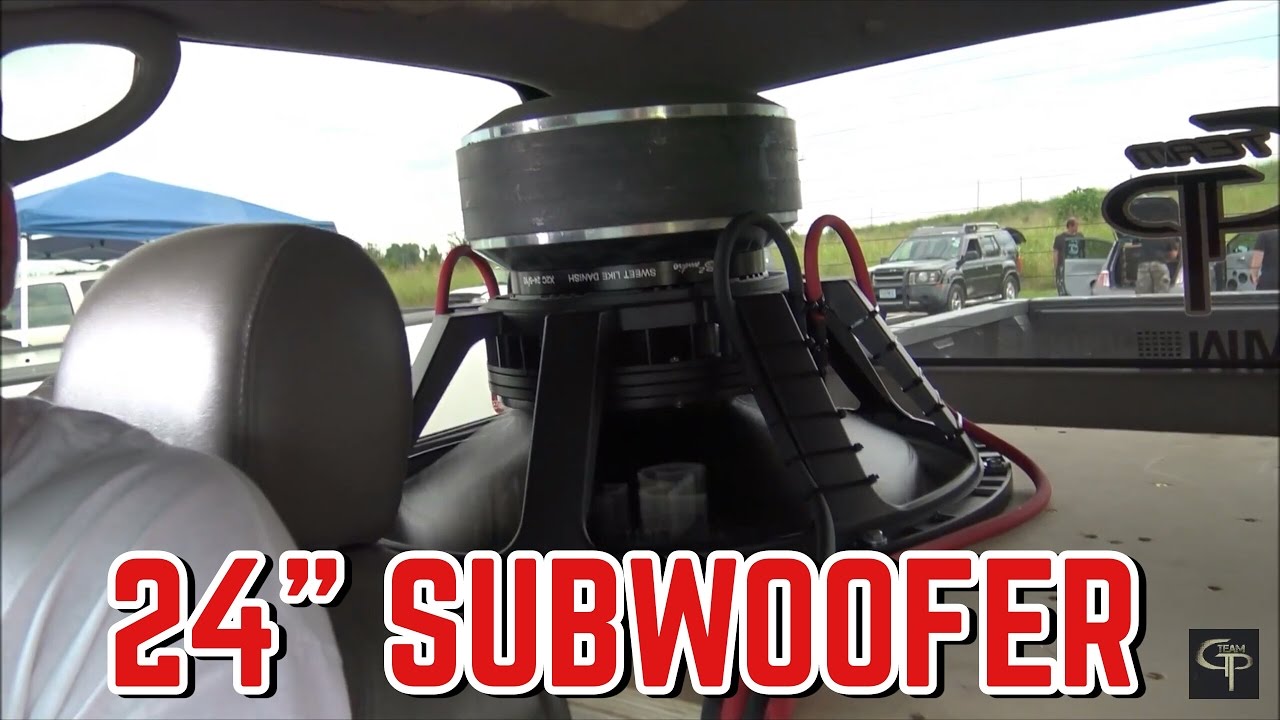24 inch car subwoofer