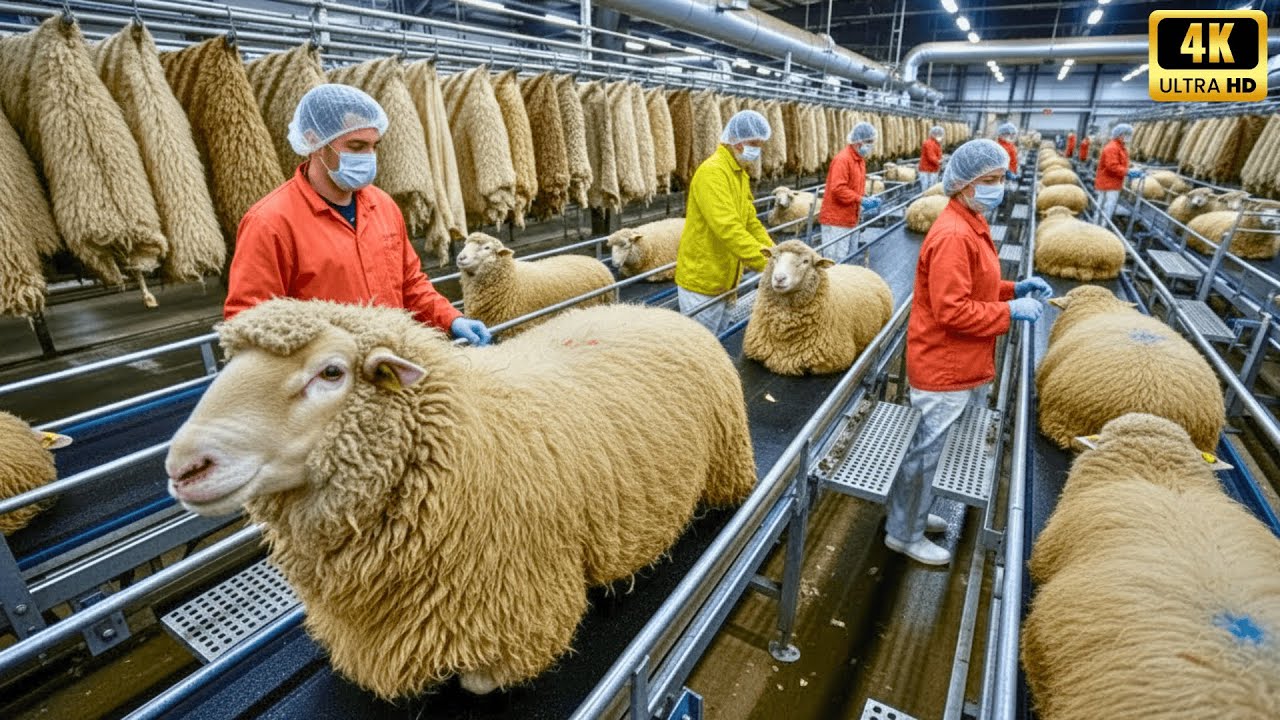 Inside the Sheep-Wool Factory: How Freshly Shorn Wool Becomes High-End ...